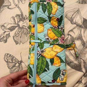 Vera Bradley Lemon Grove curling & flat iron cover